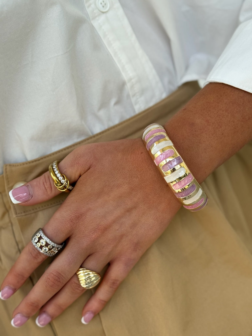 SJ Round Bracelet - Galaxy Striped