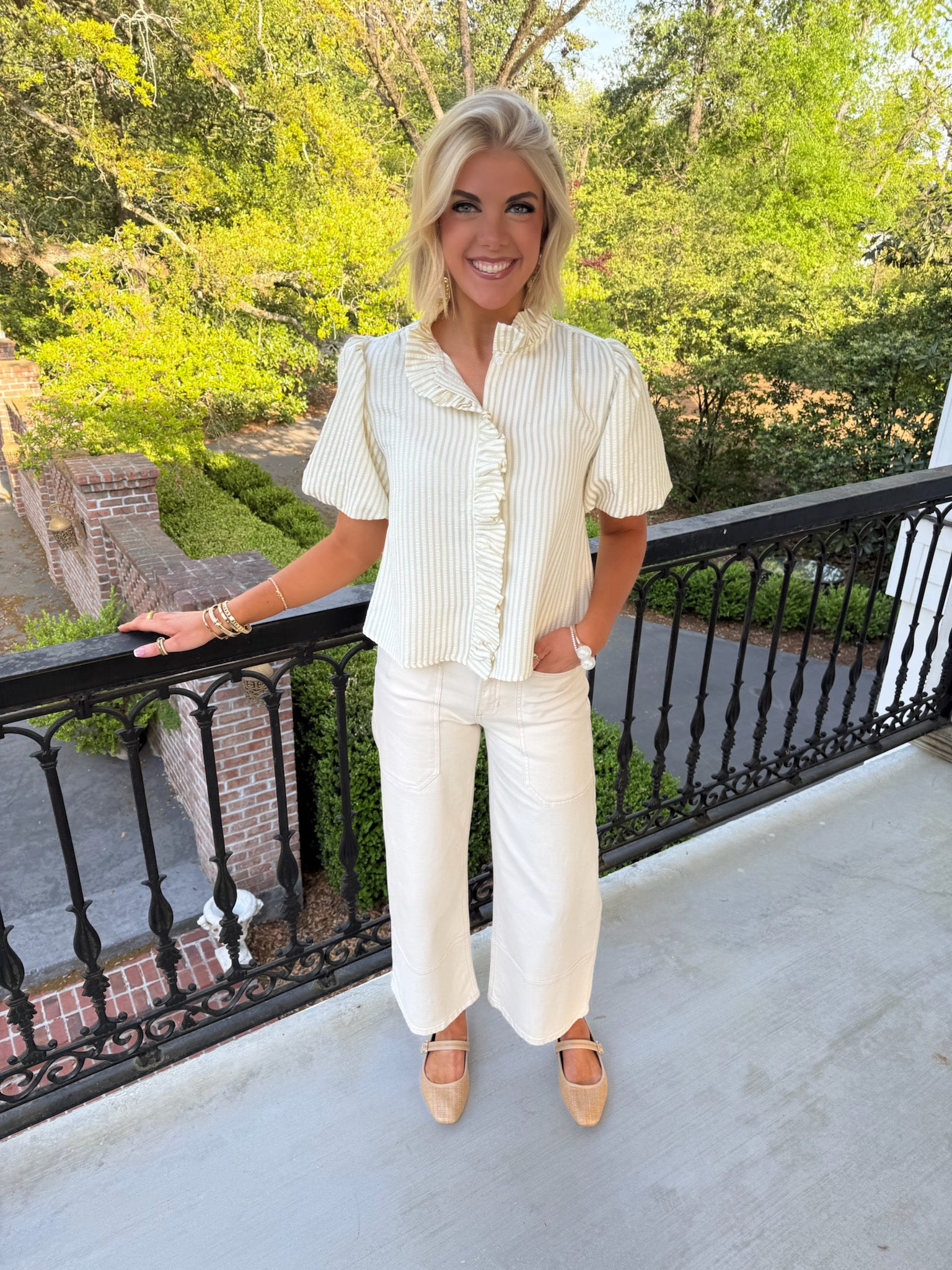 Leslie Ruffle Blouse