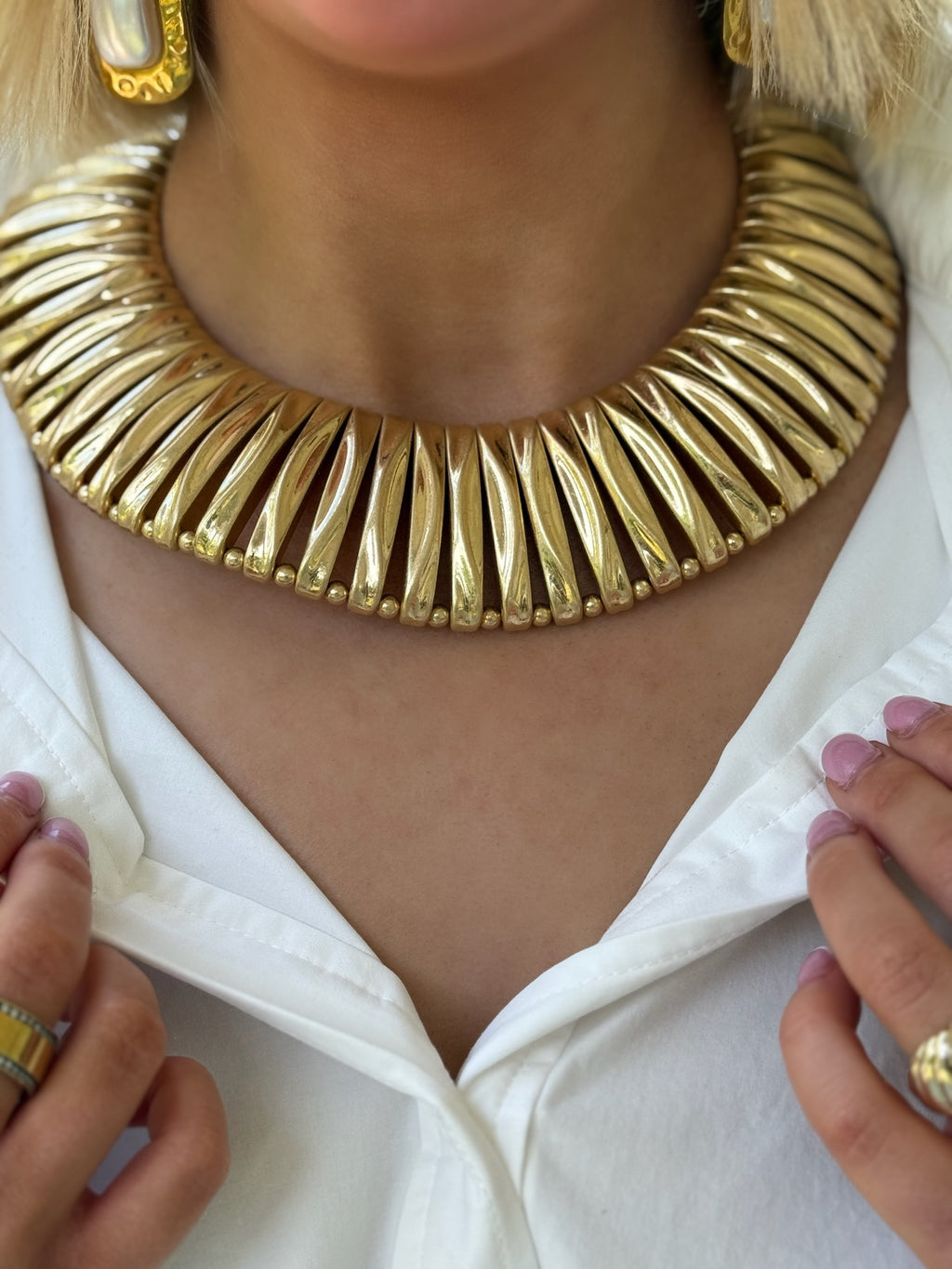 Morton Round Statement Necklace