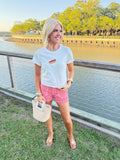 Hot Dog Embroidered Tee