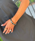 Collins Bangle - Gold & Midnight