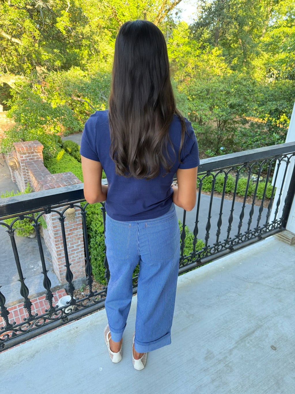 Shea Stripe Wide Leg Pants