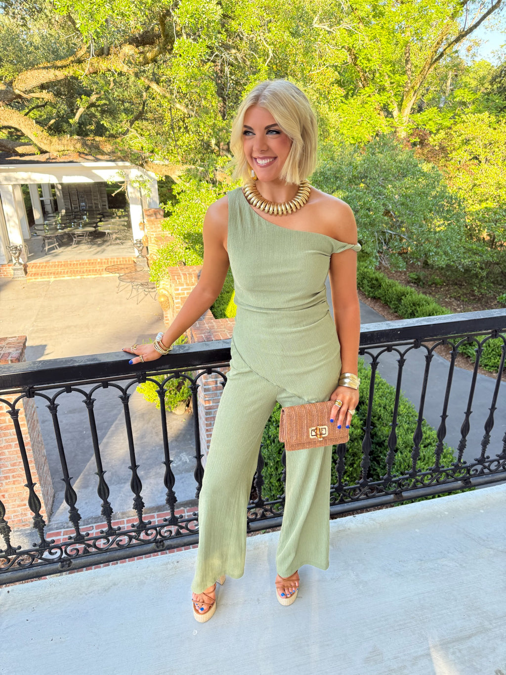 Raven Pant Set - Sage