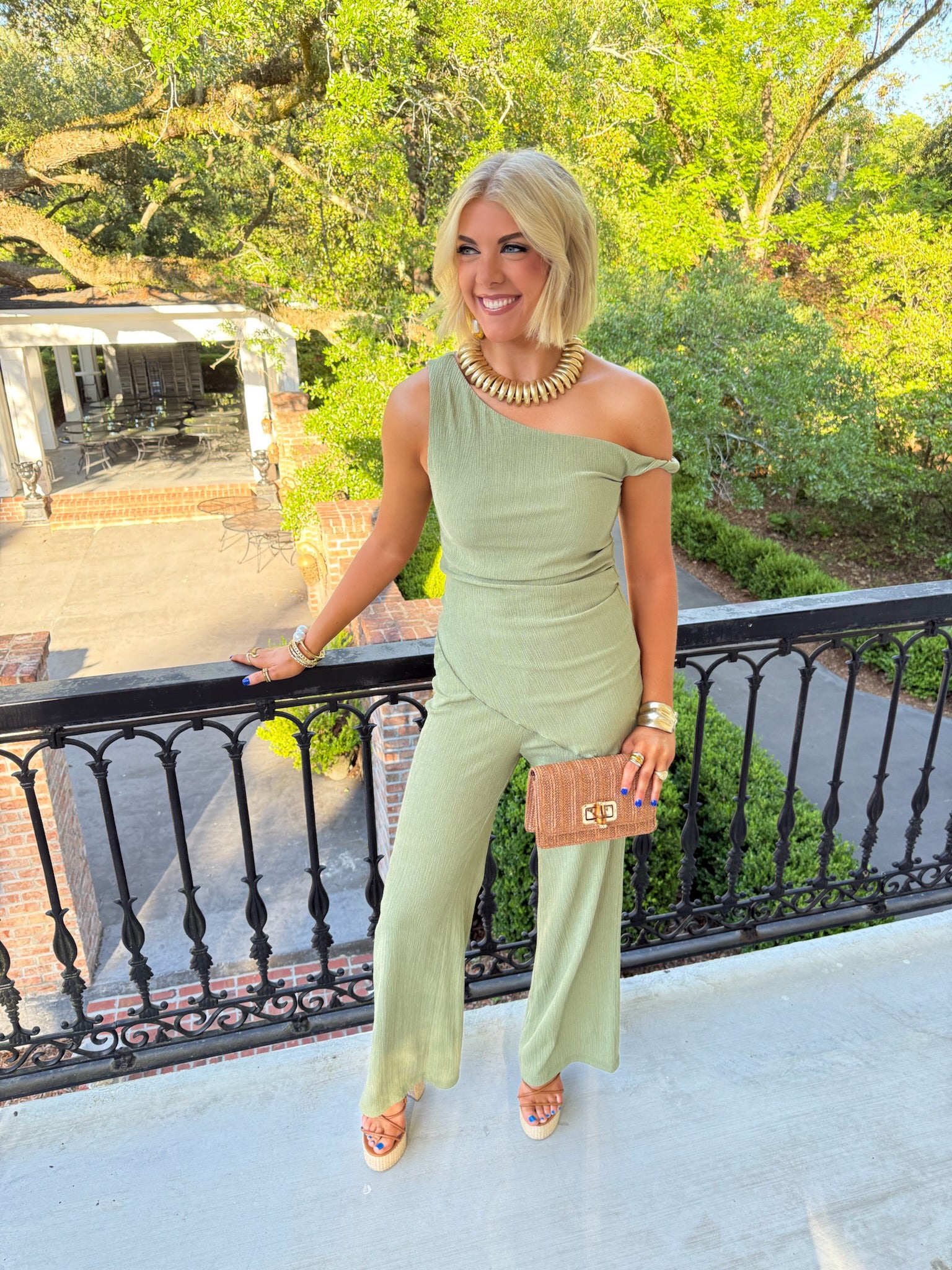 Raven Pant Set - Sage