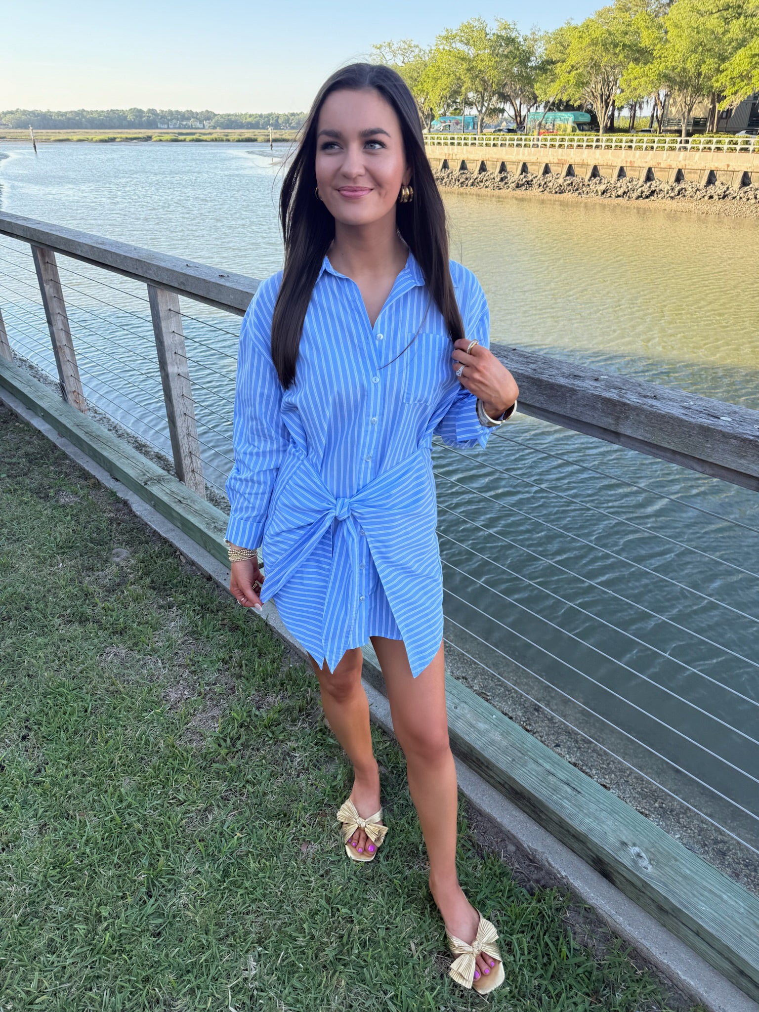 Ela Stripe Dress