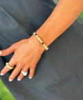 Grady Bangle - Gold & Black