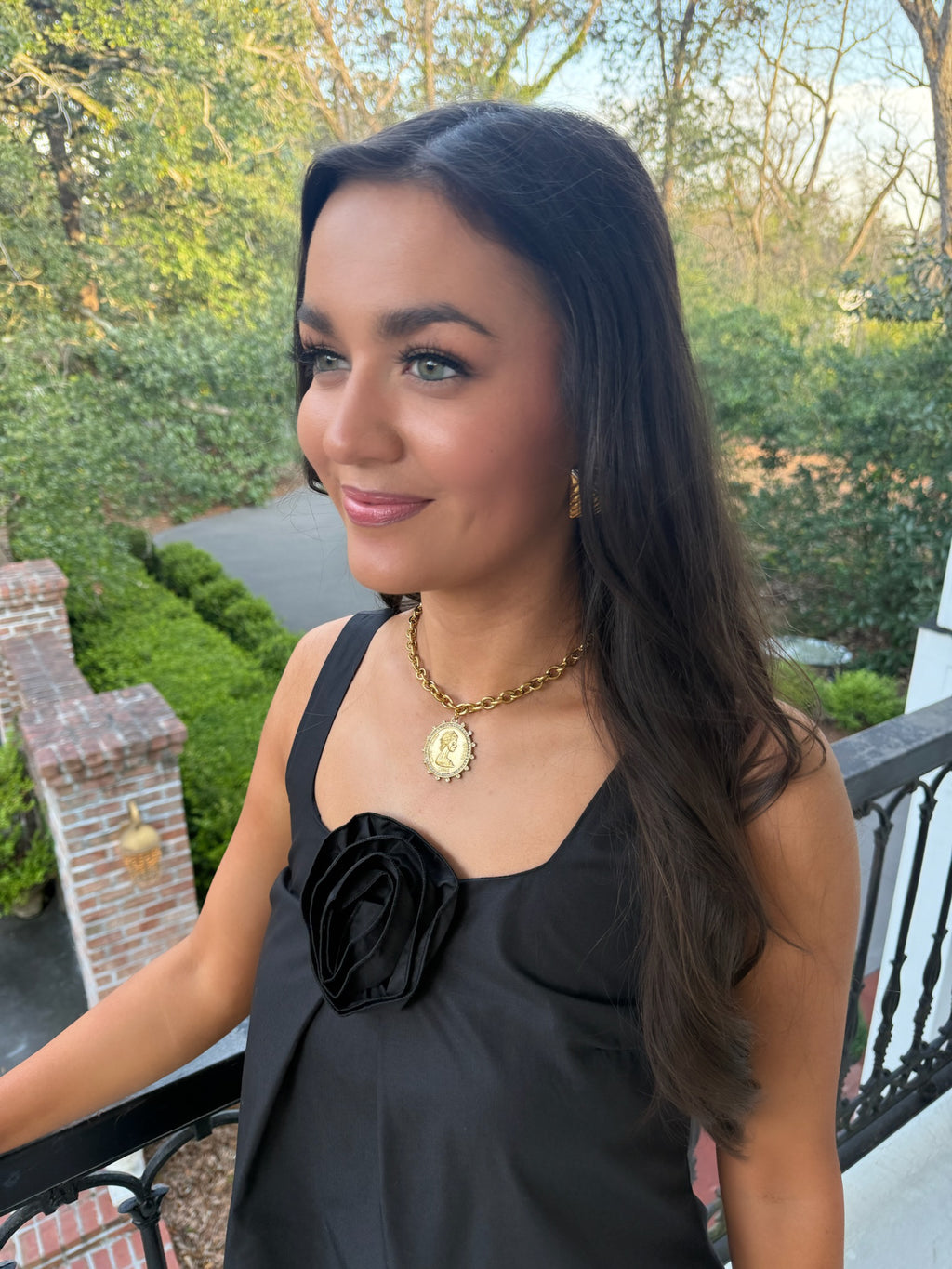 Love Coin Necklace - Gold