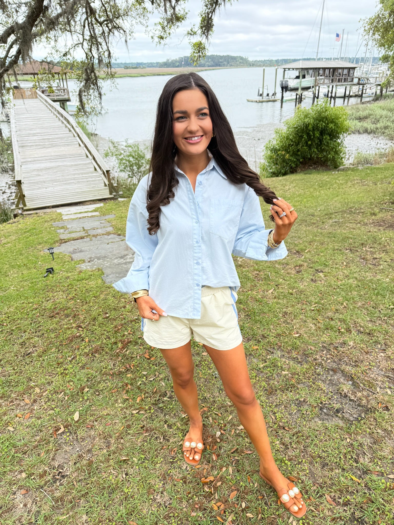 Hope Light Blue Button Down