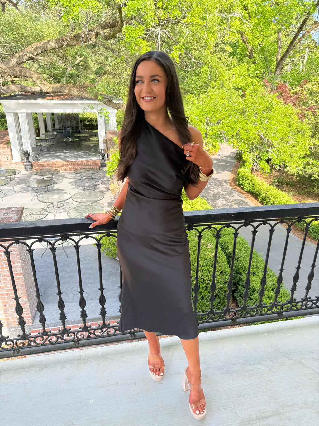 Francesca Midi Dress - Black