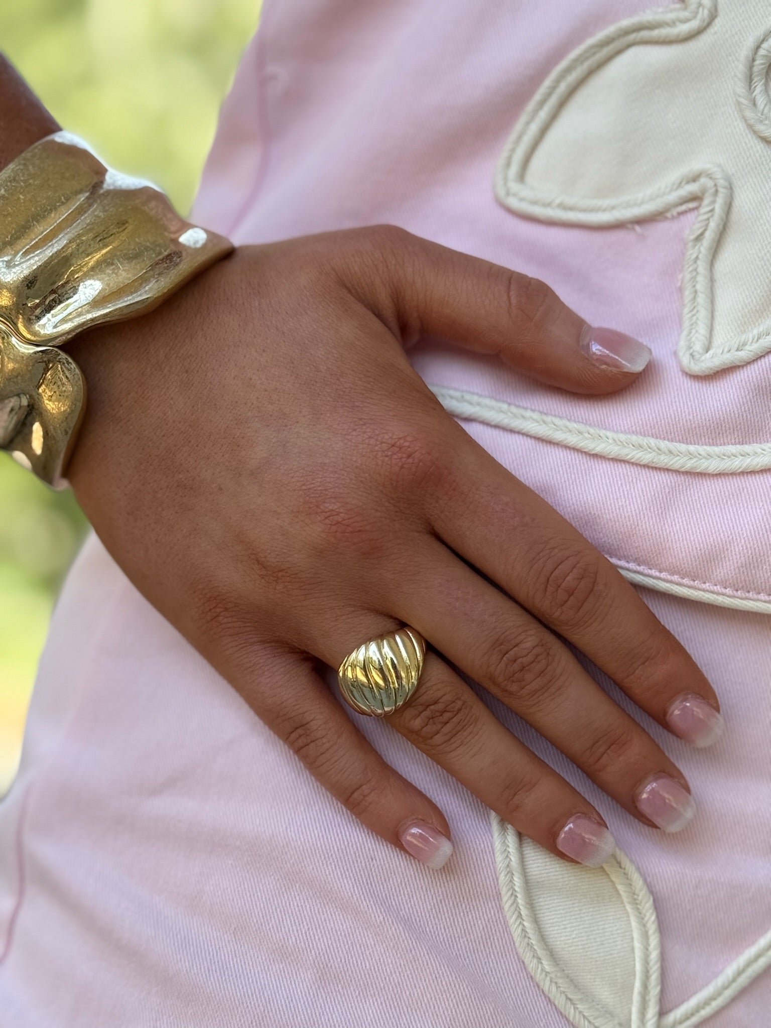 Harlowe Dome Ring - Gold