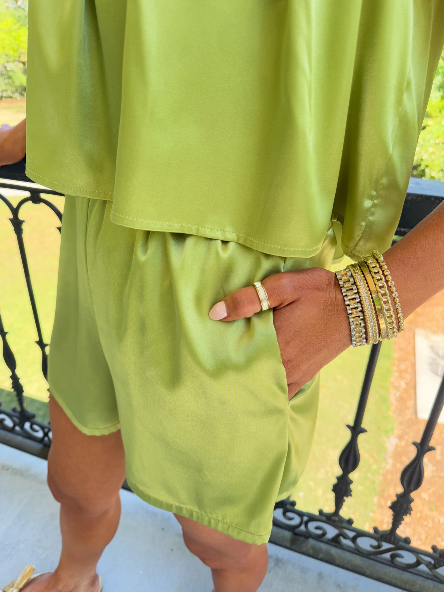 Mia Short Set - Kiwi