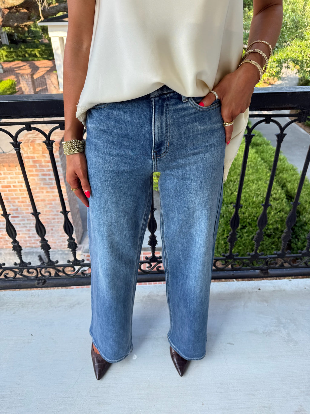Savannah Wide Leg Jeans
