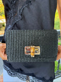 Black Lilly Clutch