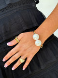 Ellington Double Pearl Bangle