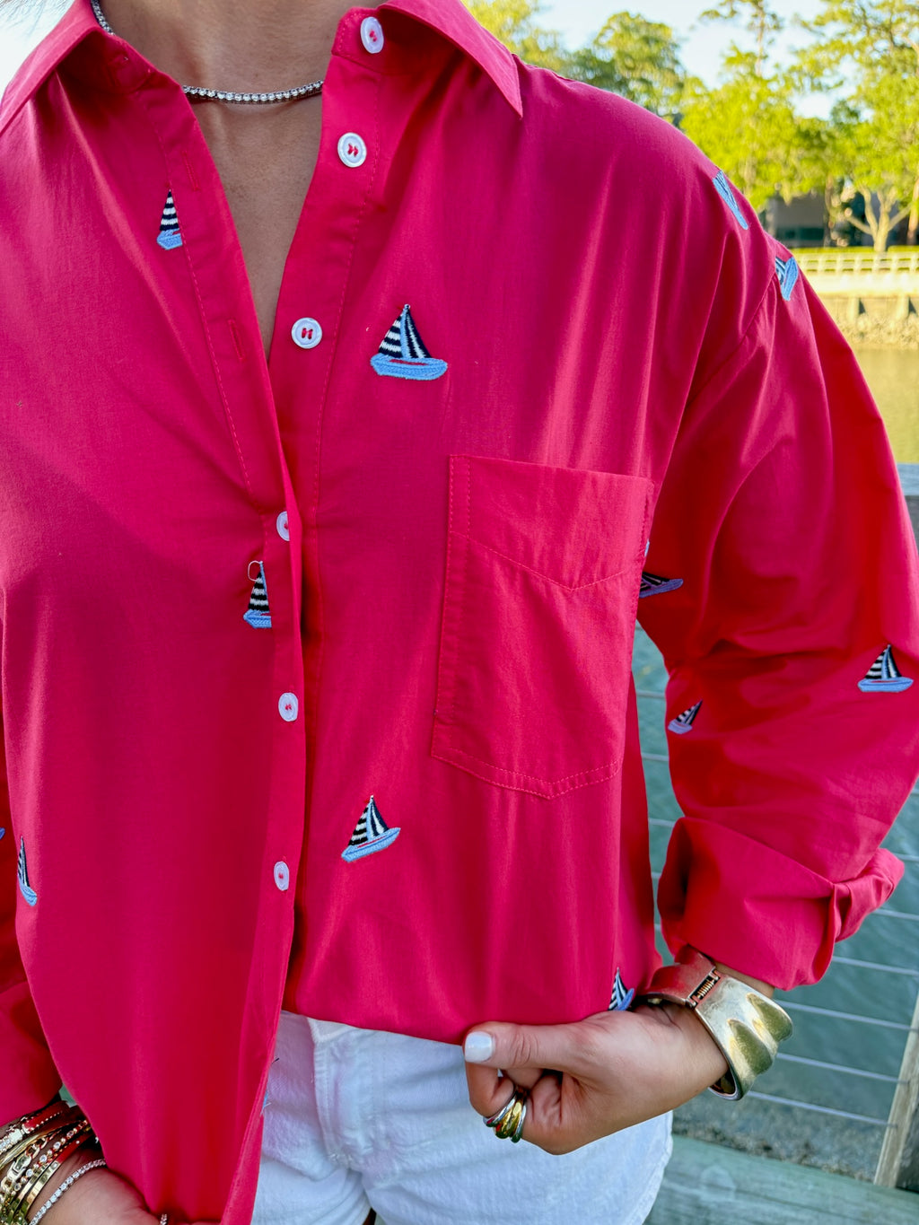Sailboat Button Down