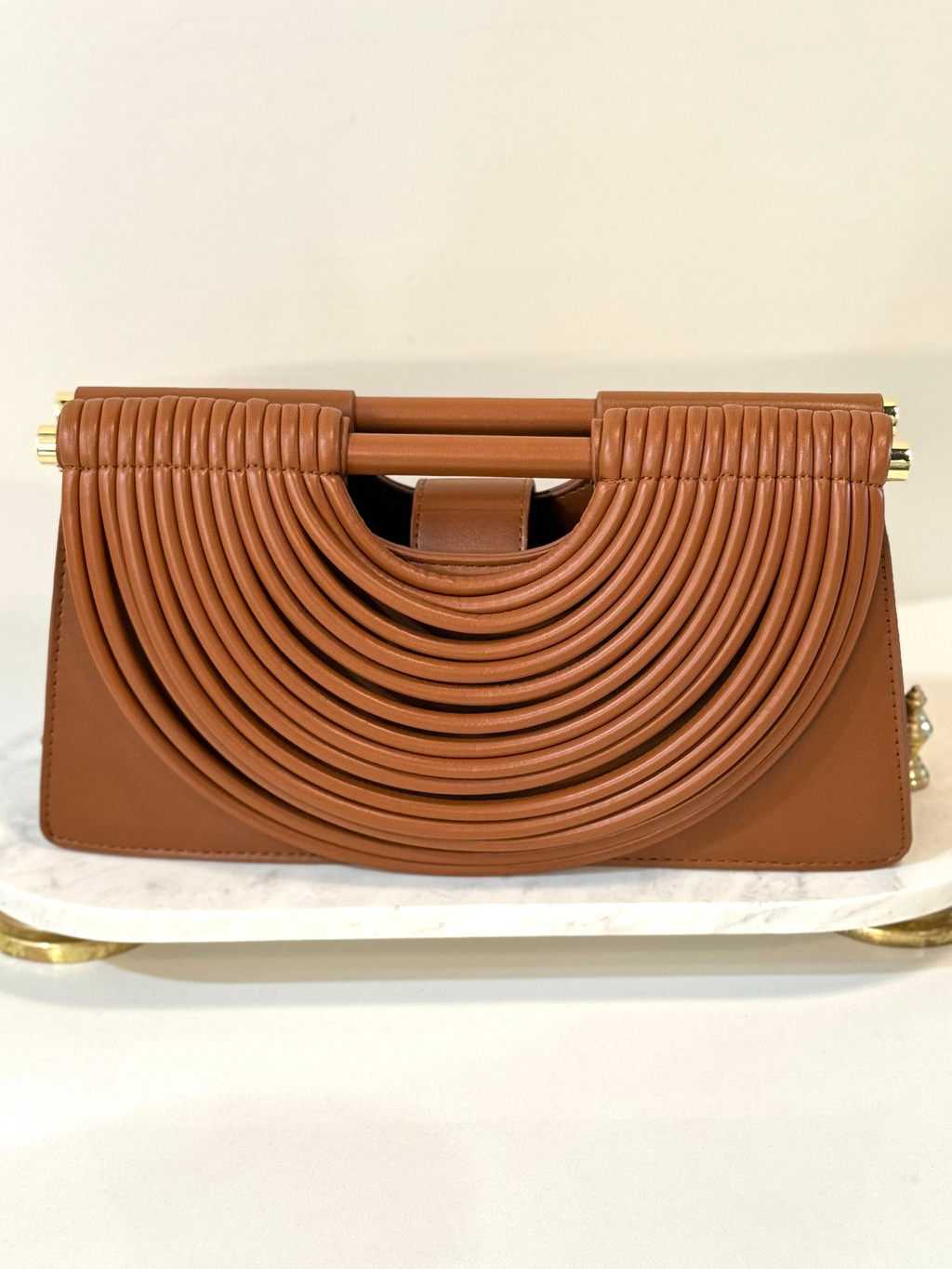 Parker Rope Handbag - Brown/Camel