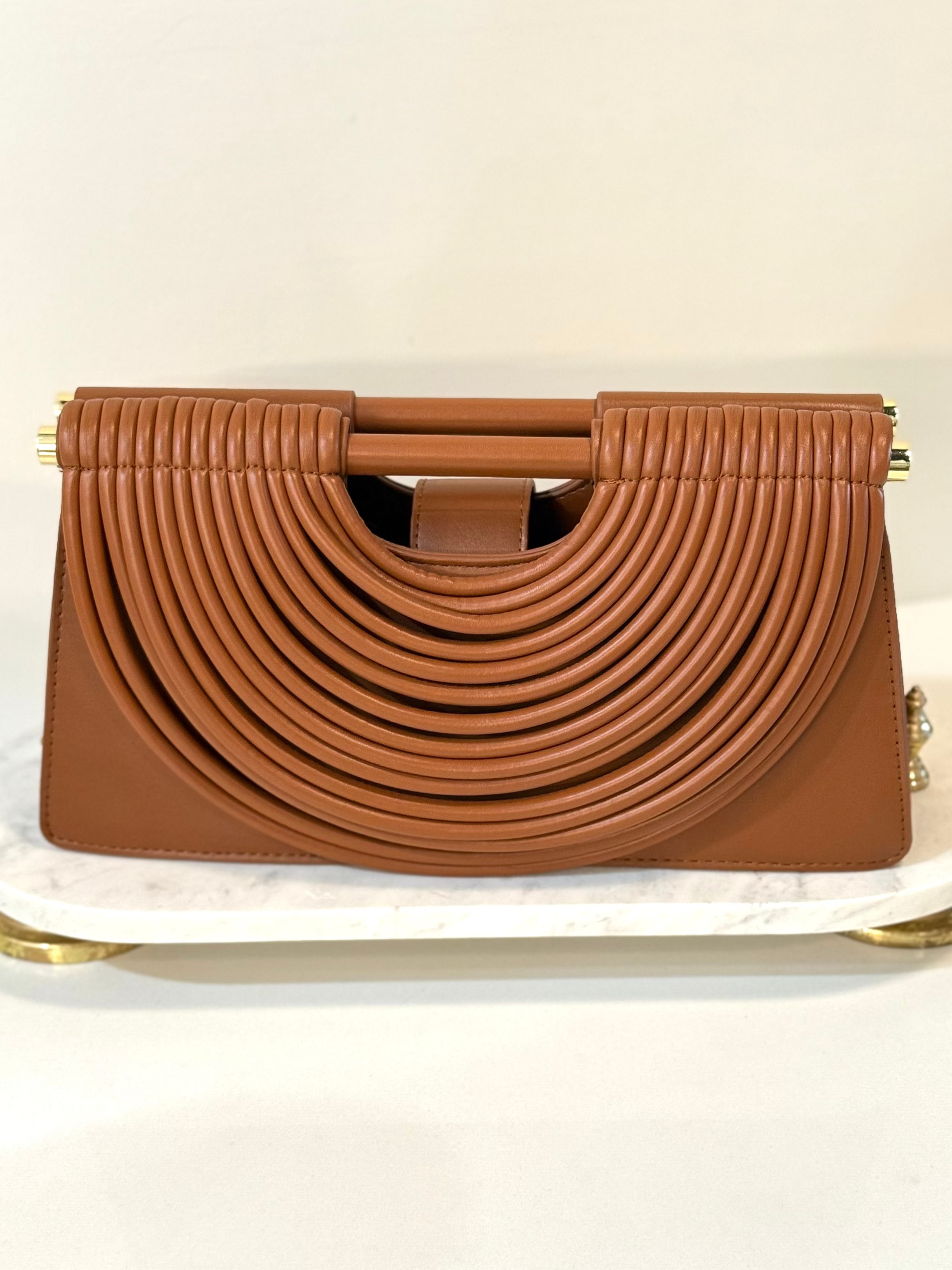 Parker Rope Handbag - Brown/Camel