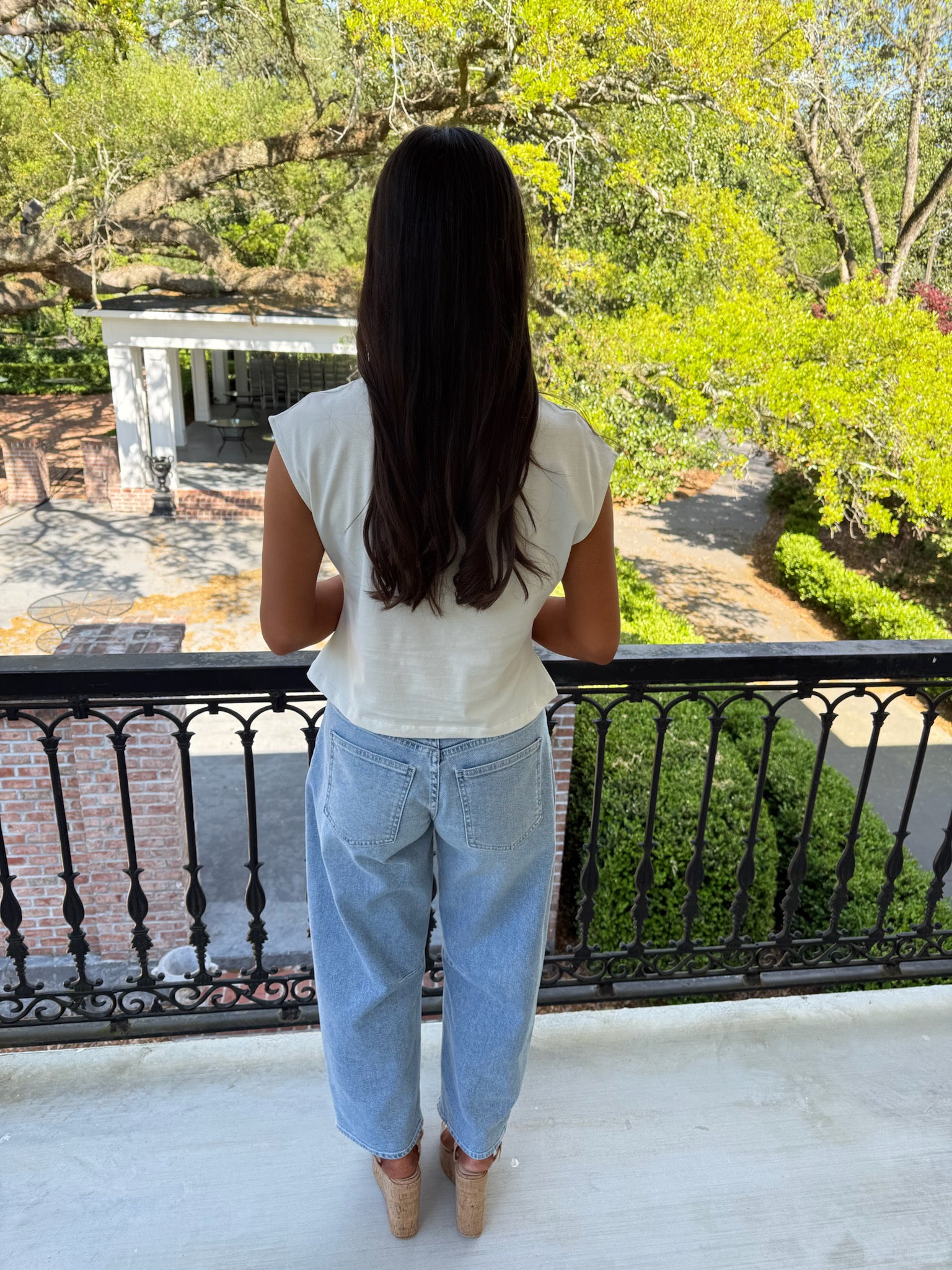 Eda Top - Misty White