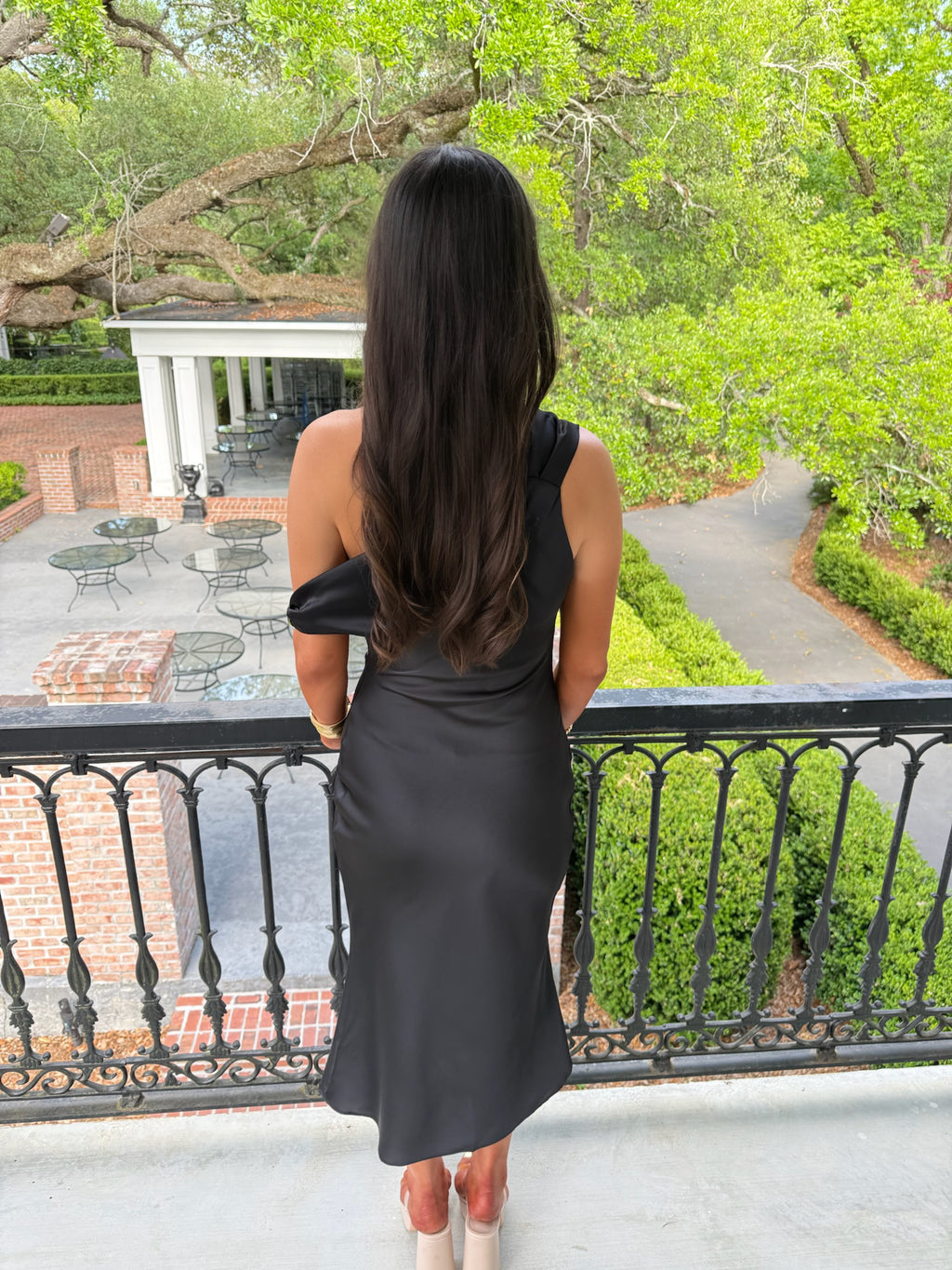 Francesca Midi Dress - Black