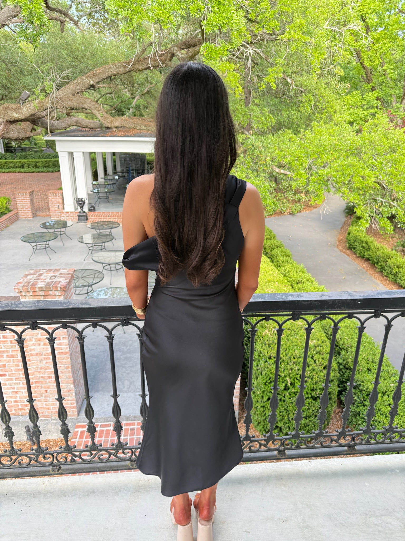 Francesca Midi Dress - Black