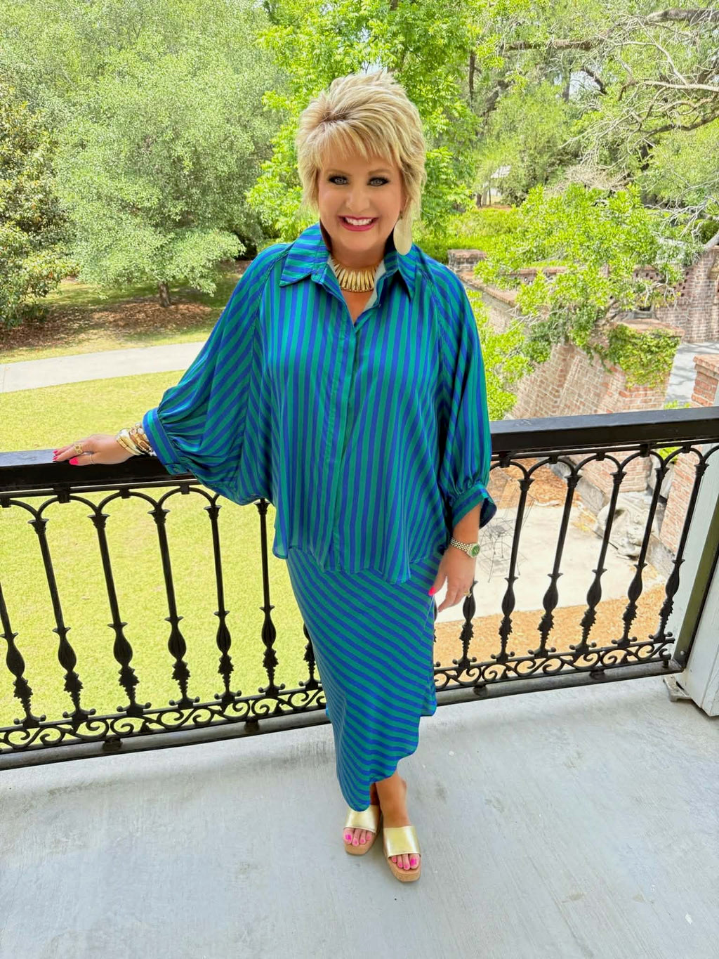 Shelli Set - Blue & Green