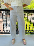 Aurora Striped Barrel Jeans