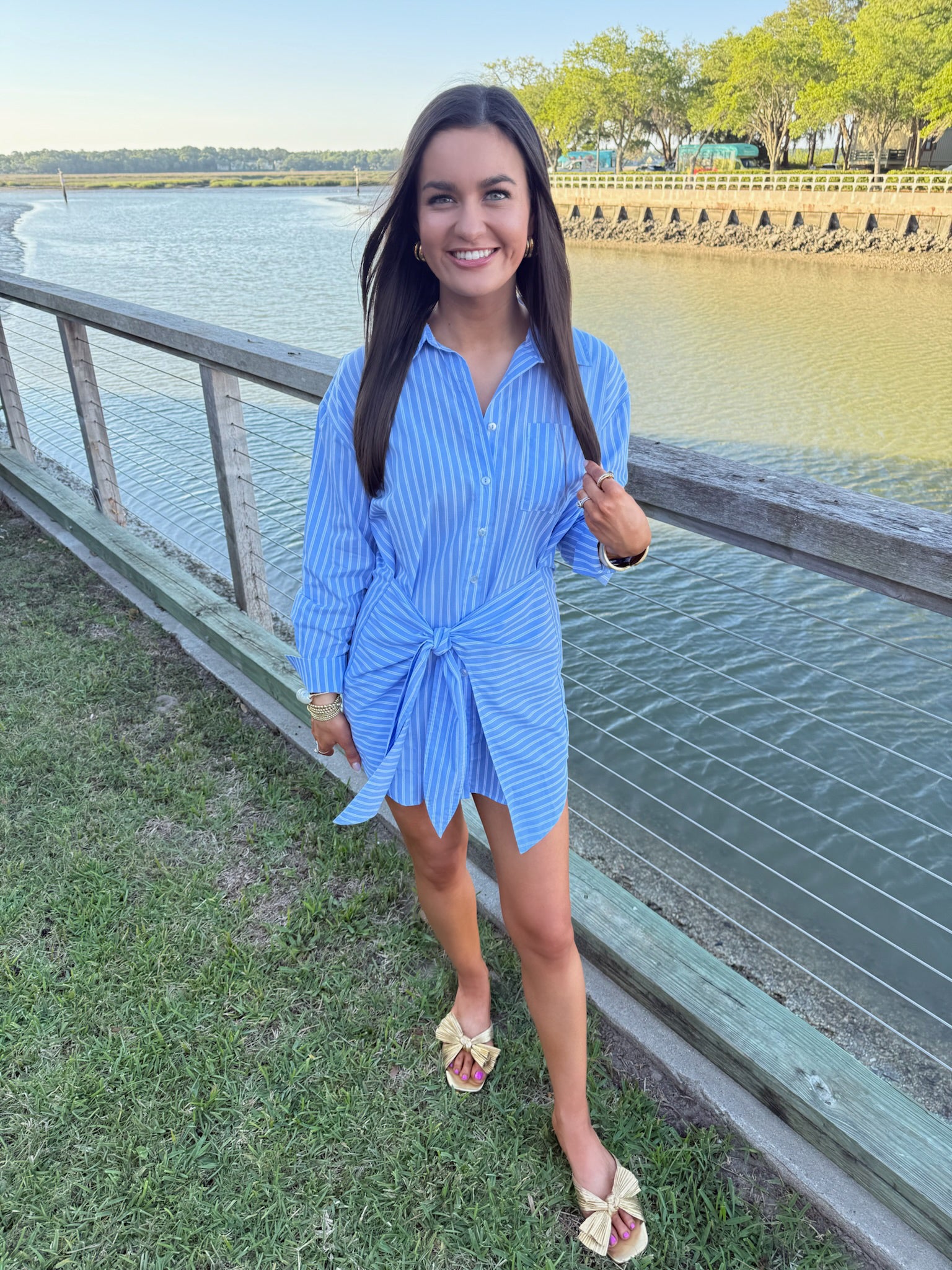 Ela Stripe Dress