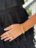 Cohen Braided Bangle - Gold