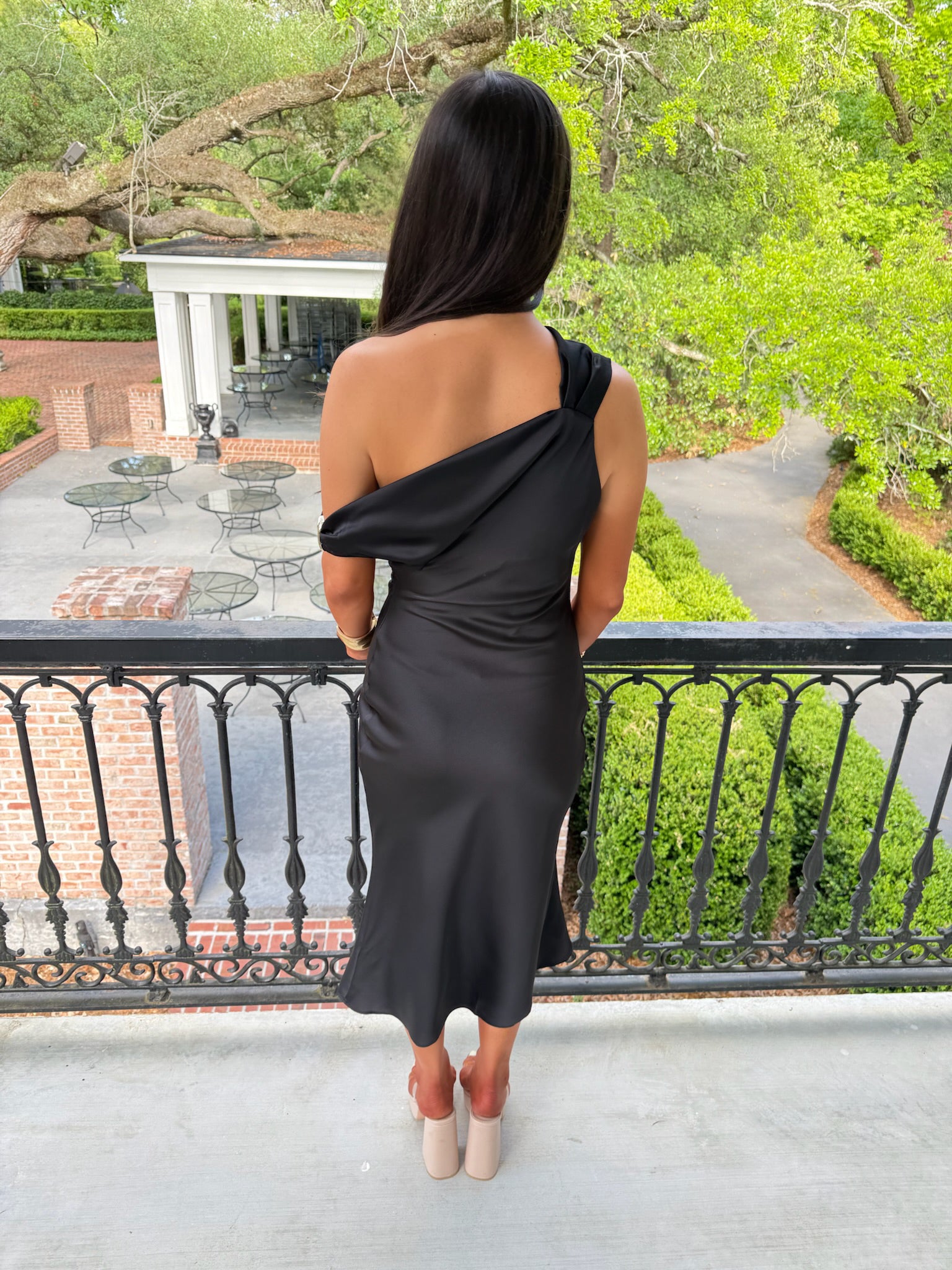 Francesca Midi Dress - Black