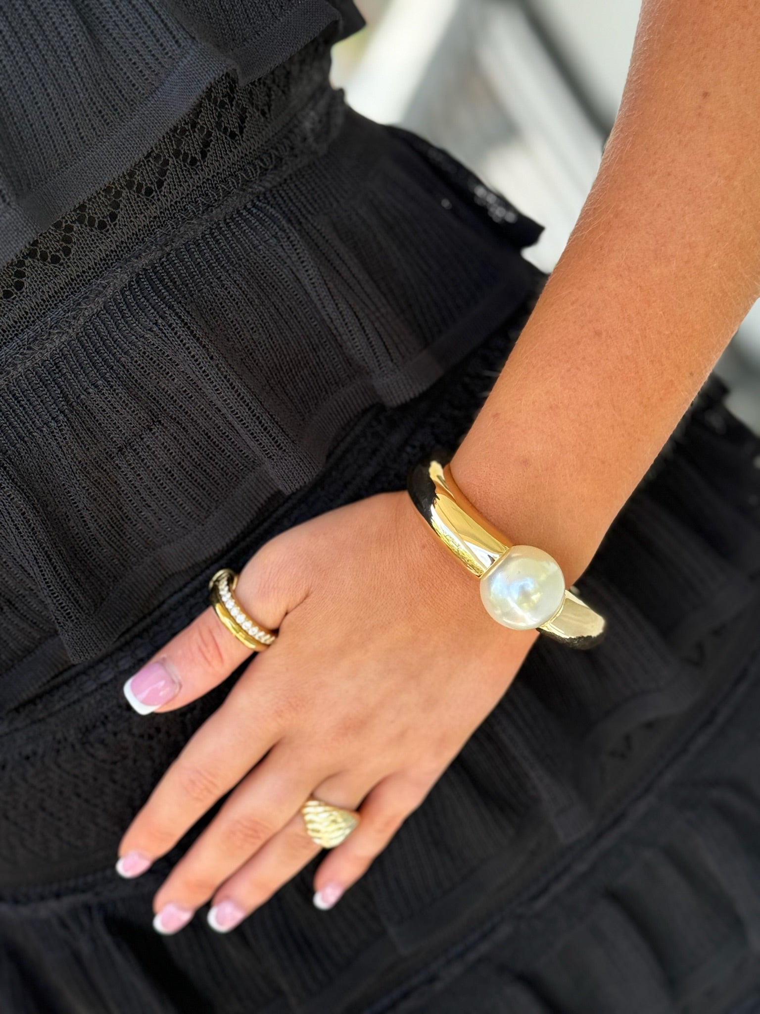 Ellison Single Pearl Bracelet