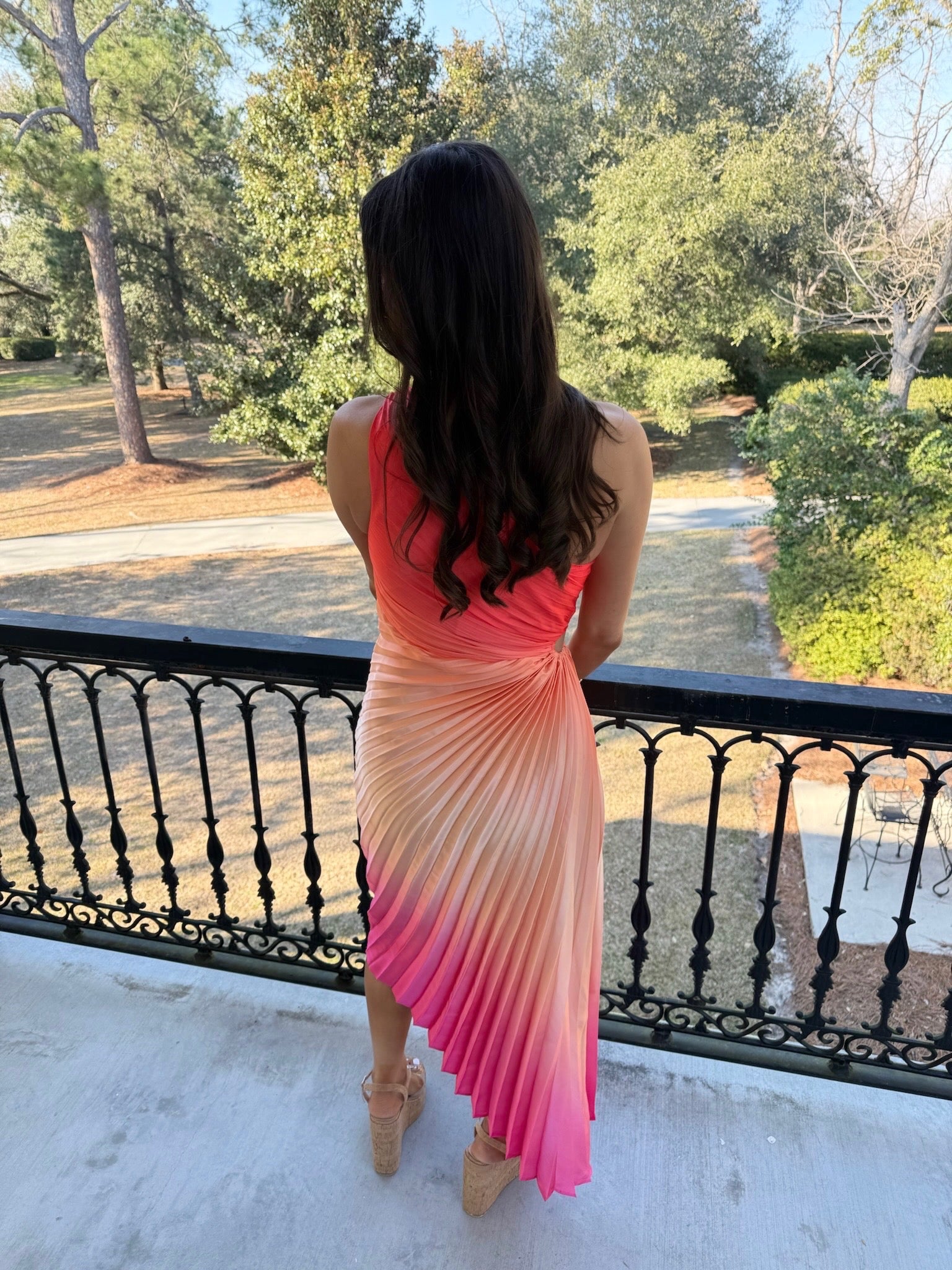 Sunset Ombre Maxi Dress