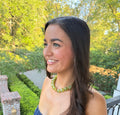 Carolina Beaded Necklace - Moss