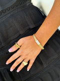 Briggs Flat Clasp Bracelet - Gold