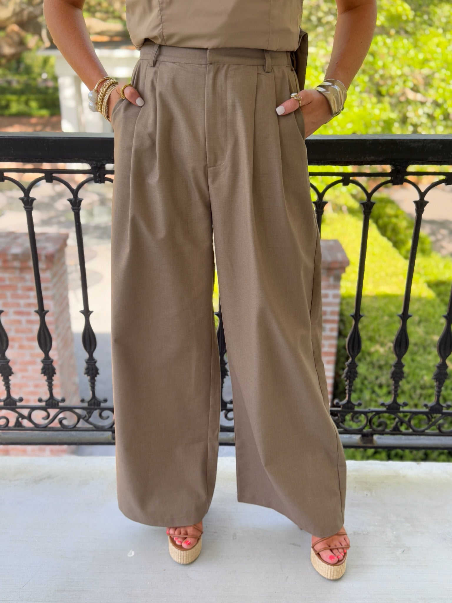 Wilder Pant Set - Taupe