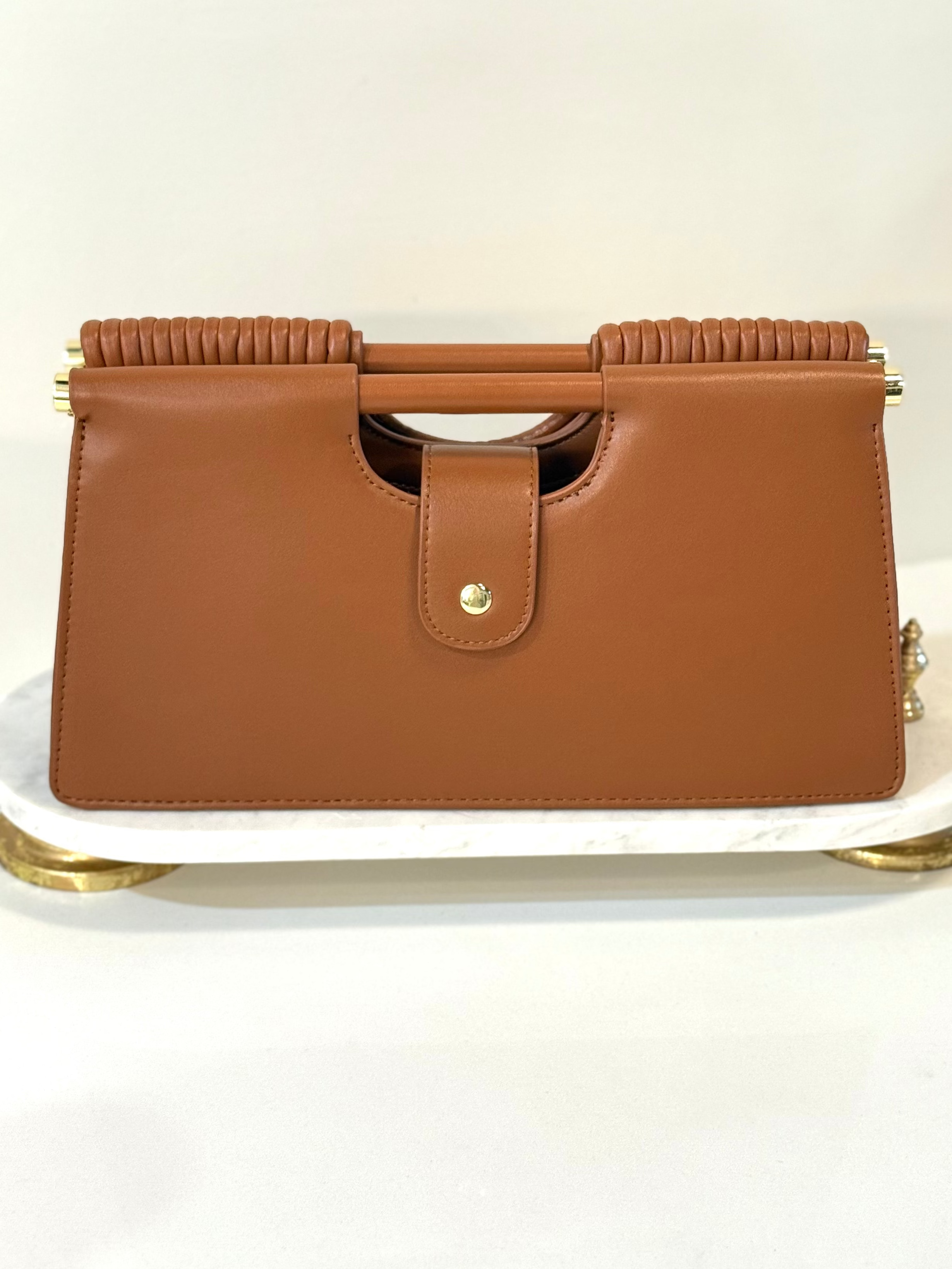 Parker Rope Handbag - Brown/Camel
