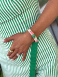Collins Bangle - Gold & Watermelon