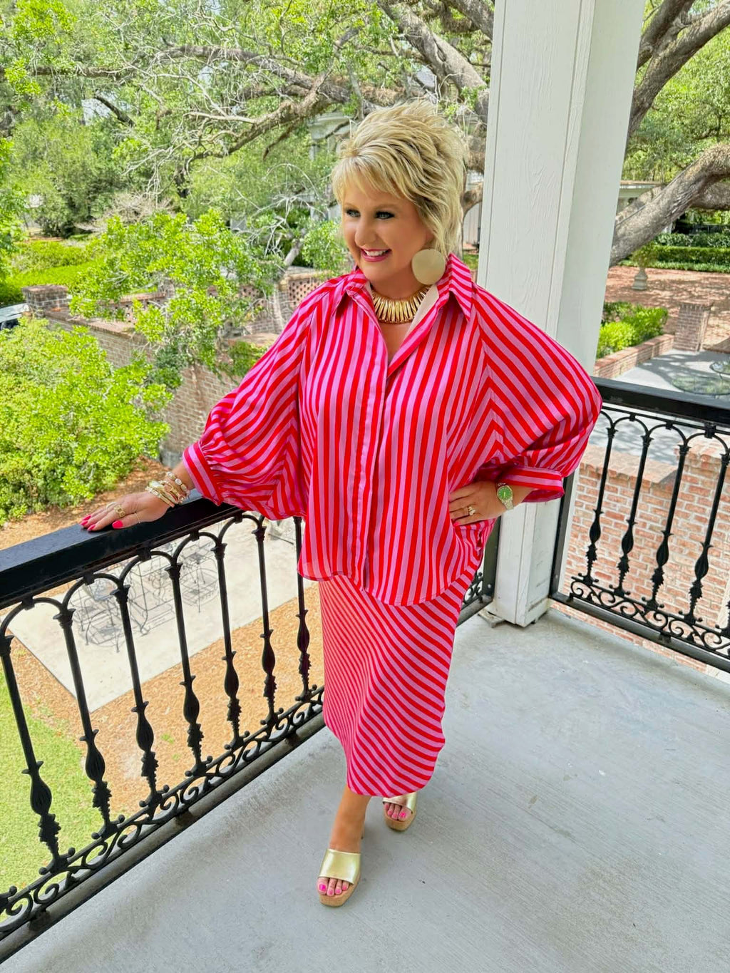 Shelli Set - Pink & Red