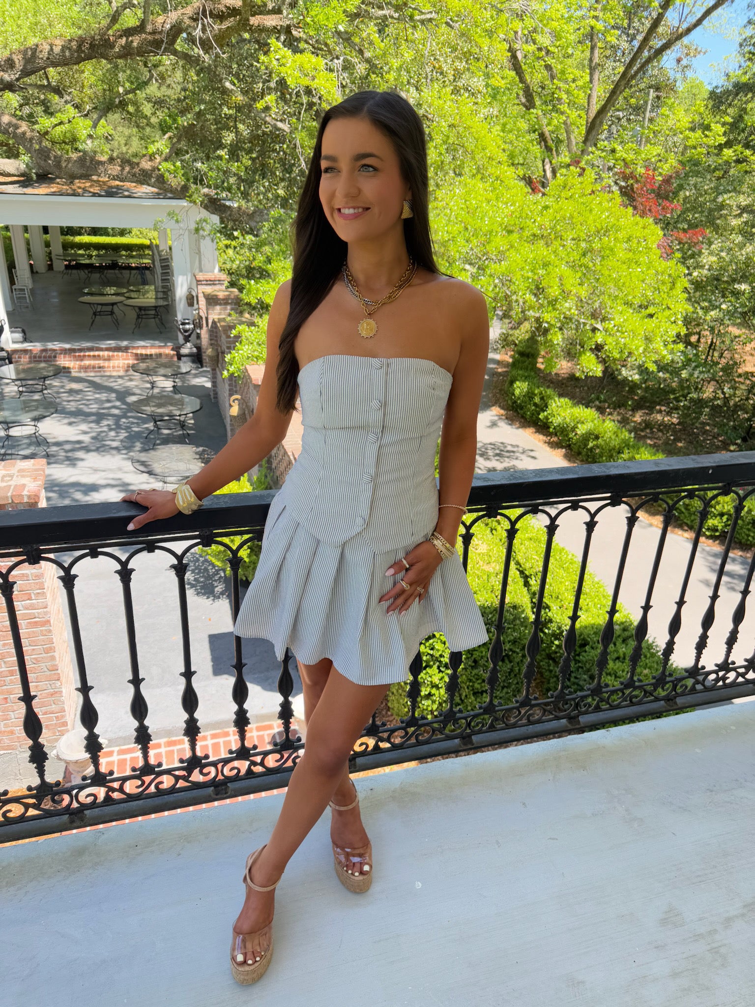Vada Strapless Corset Mini Dress